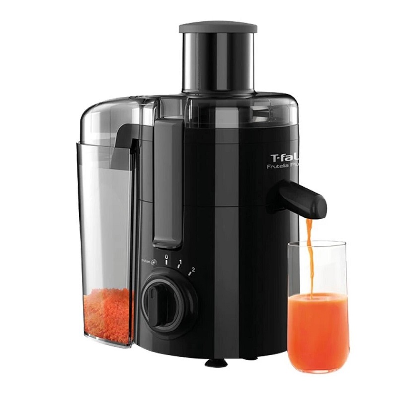 Extractor de Jugos T-Fal ZE3708MX Plus Frutelia Negro