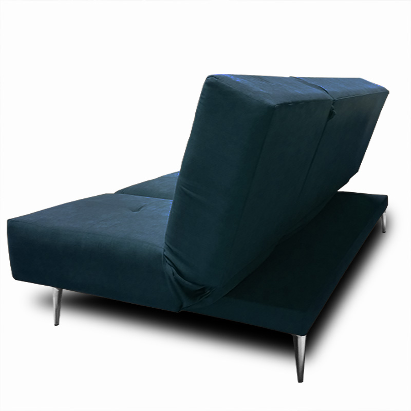 Sofa, Chaise y Cama Italia tela suave color Azul Marino // ENTREGA A CDMX Y ZONA METROPOLITANA.