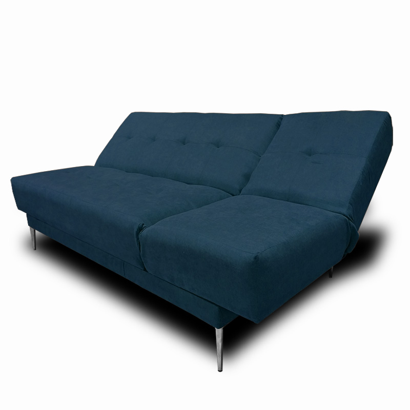 Sofa, Chaise y Cama Italia tela suave color Azul Marino // ENTREGA A CDMX Y ZONA METROPOLITANA.
