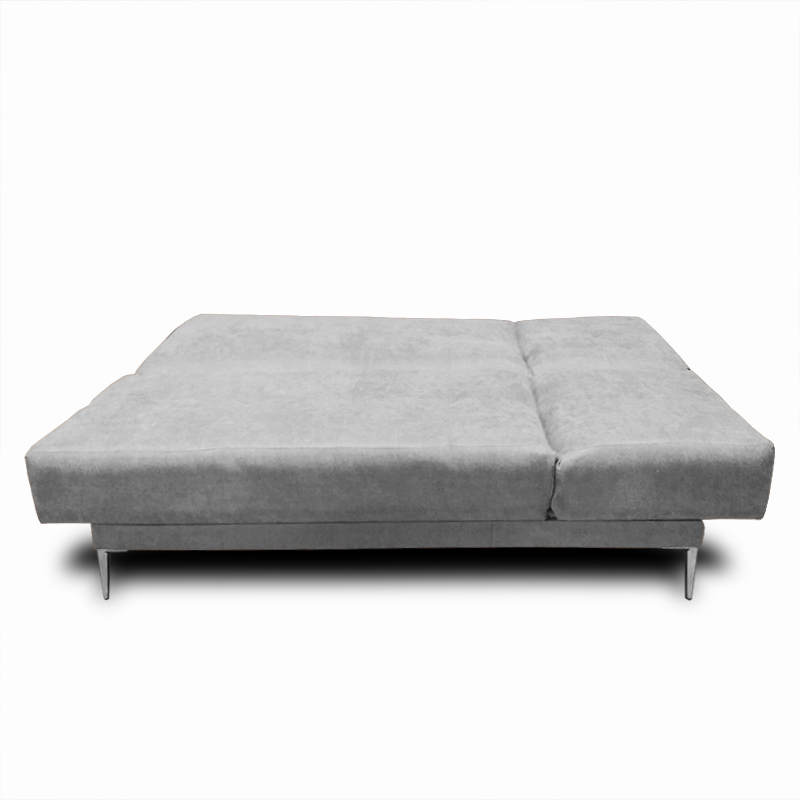 Sofa, Chaise y Cama Italia tela suave color Gris Claro // ENTREGA A CDMX Y ZONA METROPOLITANA.