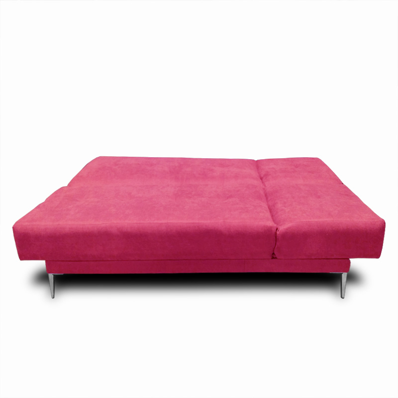 Sofa, Chaise y Cama Italia tela suave color Rosa // ENTREGA A CDMX Y ZONA METROPOLITANA.