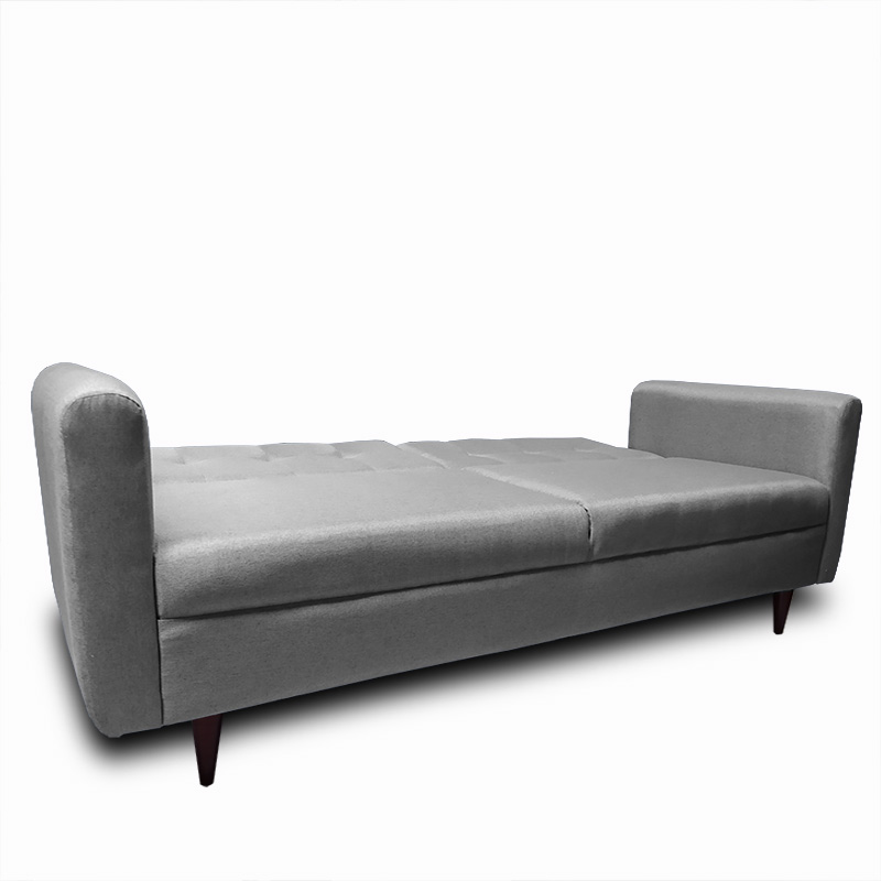 Sofa cama Palermo tela Michell Gris Claro // ENTREGA A CDMX Y ZONA METROPOLITANA.