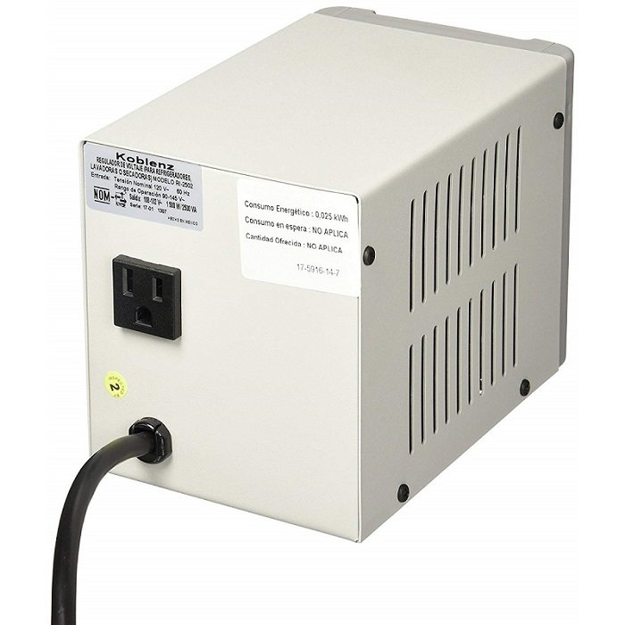 Regulador RI-2502 Koblenz para Refrigerador, Lavadora, 1500W, 2500VA, 1 Contactos