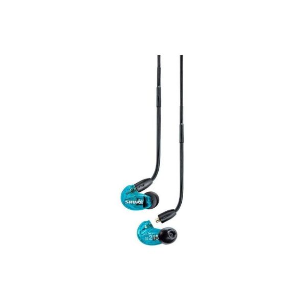 Audifonos SHURE SE215SPE-B-UNI Azul Control remoto universal de 3.5 m Refuerzo de Graves