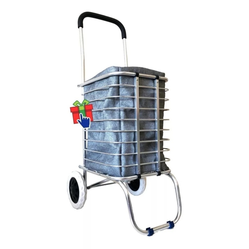 Carrito Diablito De Carga Multiusos Plegable Aluminio 50 Kg