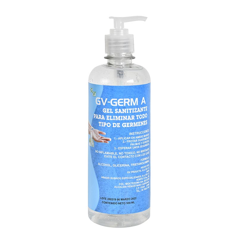 Gel Antibacterial (500ml) GV-German 70% alcohol