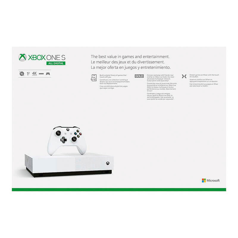 Nuevo Consola Xbox One S 1tb Edición All-digital  Sin juegos