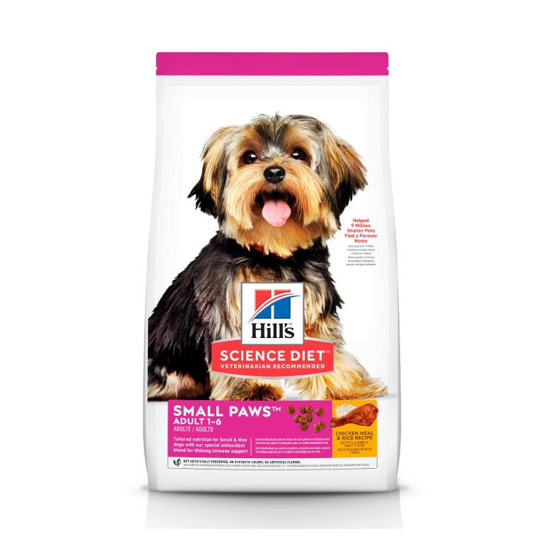 Hills Adulto Small Paws 7.03 Kg - Alimento Para Perro Raza Mini Y Pequeña