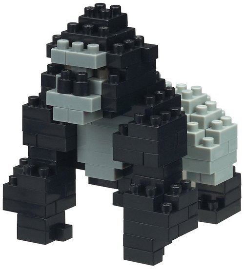 Nanoblock Gorila
