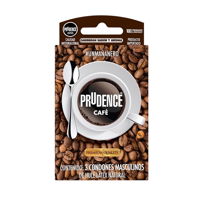 3x2 Cartera de 3 Condones Prudence Sabor Y Aroma A Cafe