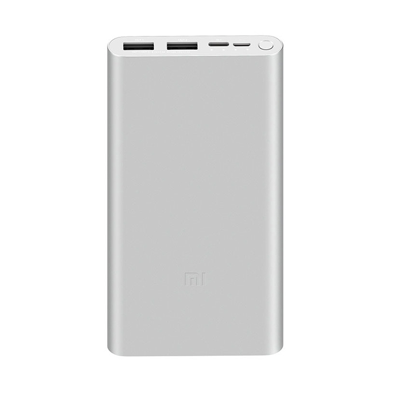 Batería Portatíl Xiaomi Power Bank 3 10000 Mi 18W Fast Chargue Silver