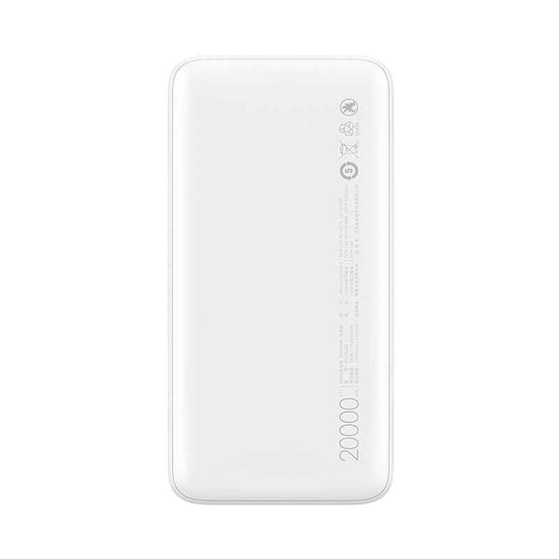 Batería Portátil Redmi Power Bank 20000 18w Fast Charge Blanca.