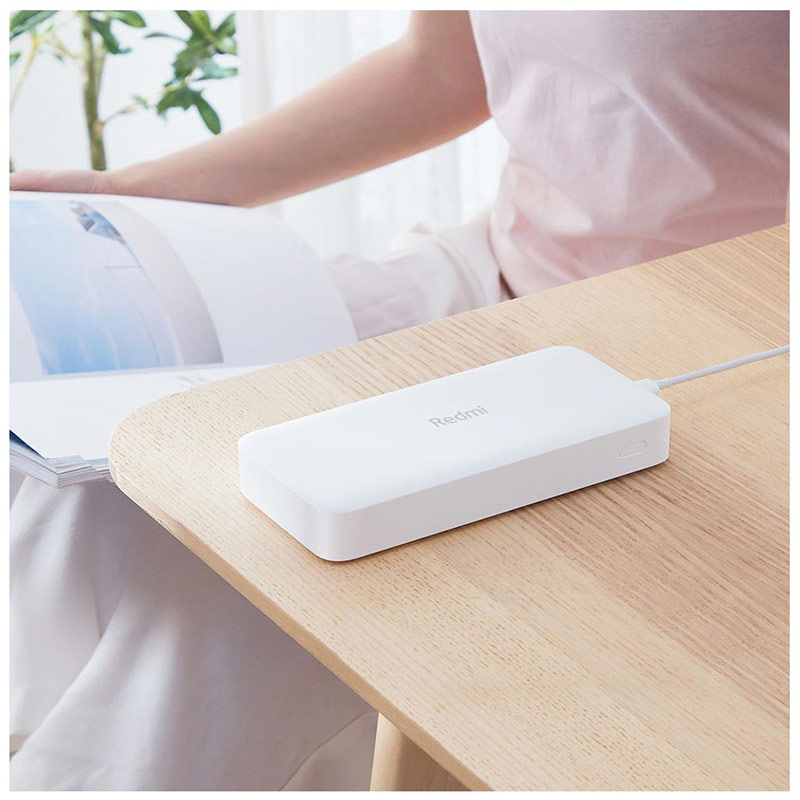 Batería Portátil Redmi Power Bank 20000 18w Fast Charge Blanca.