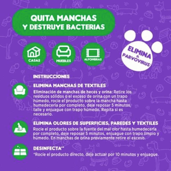 Limpiador Cloralex Mascotas eliminador de olores 650 ml