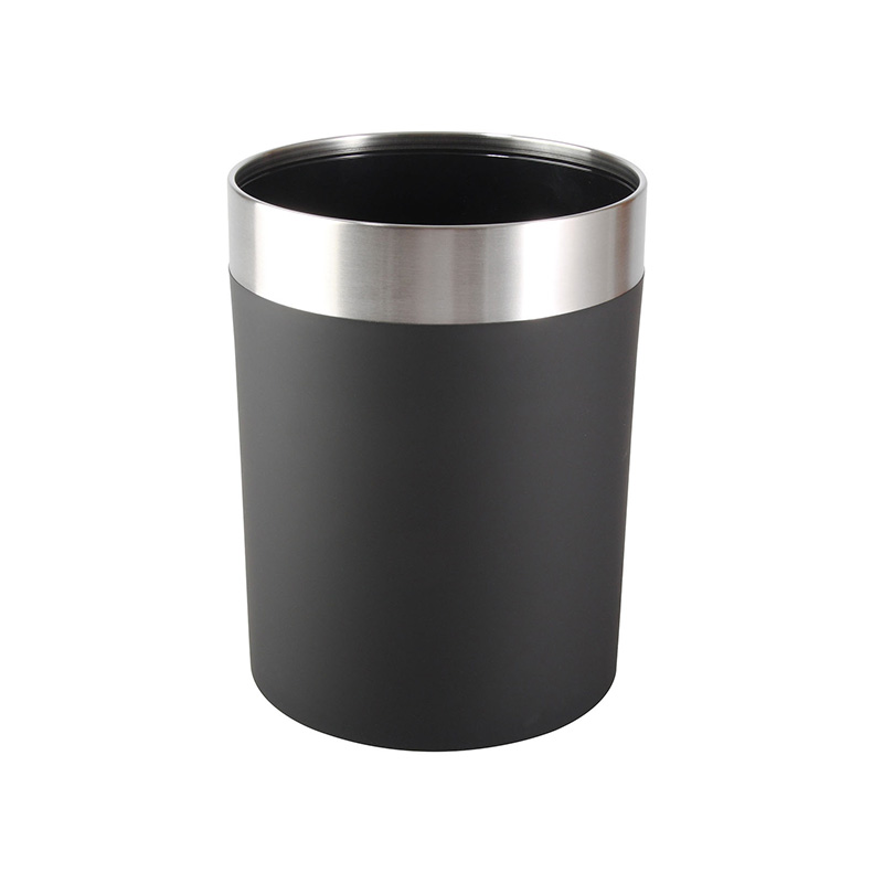 Basurero Acero Inoxidable Pvc Negro BA-408987 Namaro Design