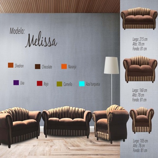 SALA 3 2 1 MELISSA ENTREGA VALIDA EN LA CIUDAD DE MÉXICO Y LOS SIGUIENTES MUNICIPIOS: ATIZAPAN DE ZARAGOZA, COACALCO DE BERRIOZÁBAL, CUAUTITLAN, CHIMALHUACAN, ECATEPEC DE MORELOS, HUIXQUILUCAN, NAUCALPAN DE JUAREZ, NEZAHUALCÓYOTL, NICOLAS ROMERO, TECAMAC, TEOLOYUCAN, TLALNEPANTLA DE BAZ, TULTEPEC, TULTITLÁN, CUAUTITLÁN IZCALLI