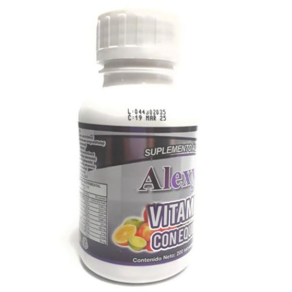 Suplemento Alimenticio Vitamina C con Equinacea 200 tabletas