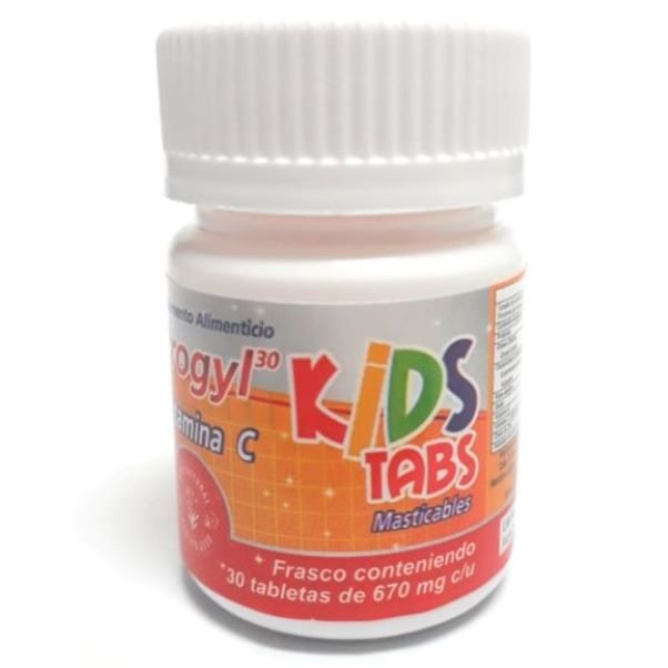 Suplemento Alimenticio Vitamina C Kids con 30 tabletas masticables 