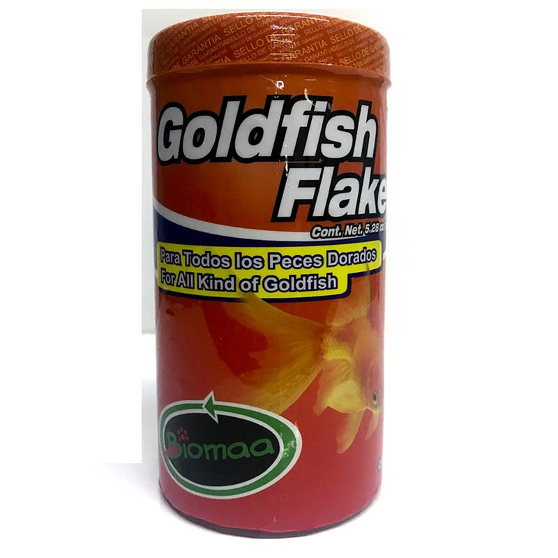 Alimento Hojuela Pez Japones Goldfish Flakes 150 Gms Biomaa
