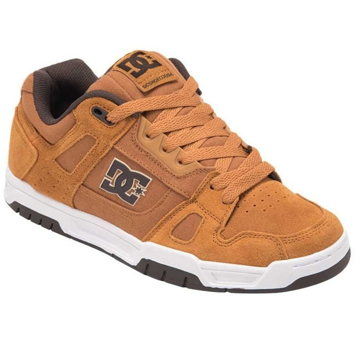 Tenis DC Hombre STAG Caf-Blanco