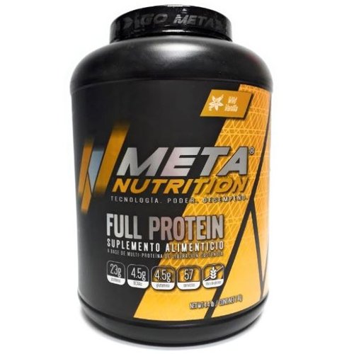 Proteína Full Protein, 4.4 libras, Meta Nutrition, Wild Vainilla