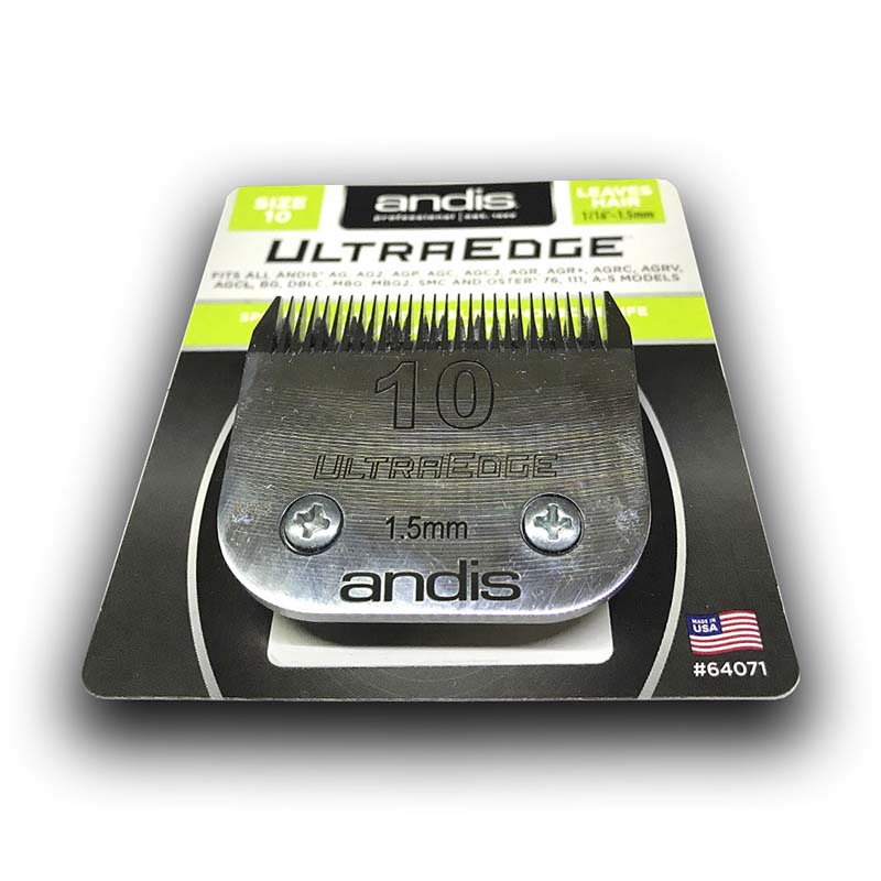 Cuchilla 10 Andis Acero 1.5 Mm Navaja Andis Estetica Canina