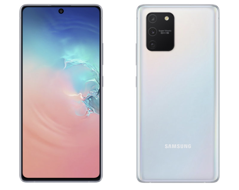 samsung note 10 lite silver colour