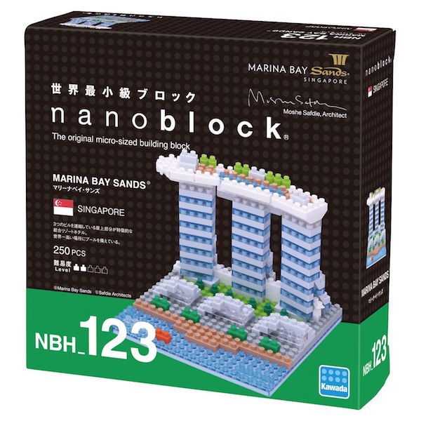 Kawada Nanoblock Marina Bay Sands NBH-123 250 Pezzi - Micro Blocchi Costruttivi Singapore
