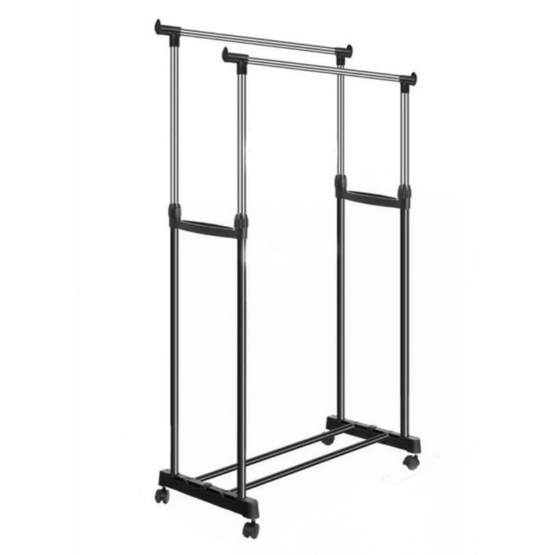 Rack Doble Para Ropa C/ Altura Ajustable Double Clothes Rack