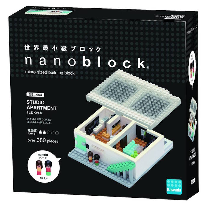 Nanoblock Departamento Estudio con Personaje Miniatura