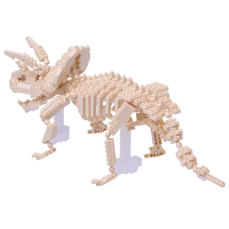 Nanoblock Dinosaurio Triceratops Esqueleto Grande