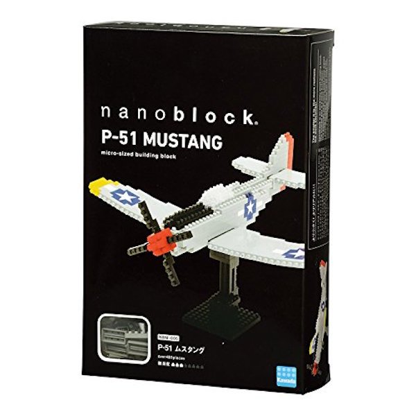 Nanoblock Avion Mustang P51