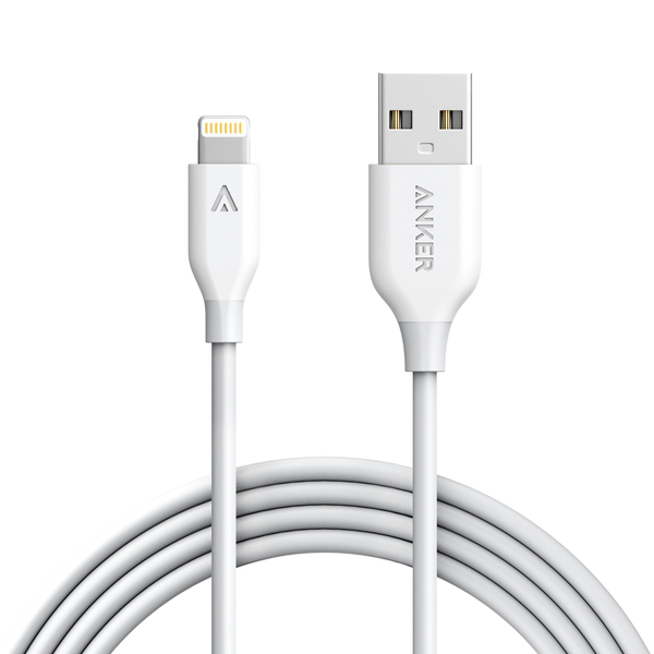 Cable Anker PowerLine Lightning 1.8m Blanco