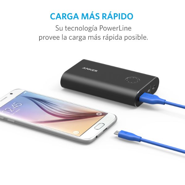 Cable Anker PowerLine Micro USB 0.9m Azul