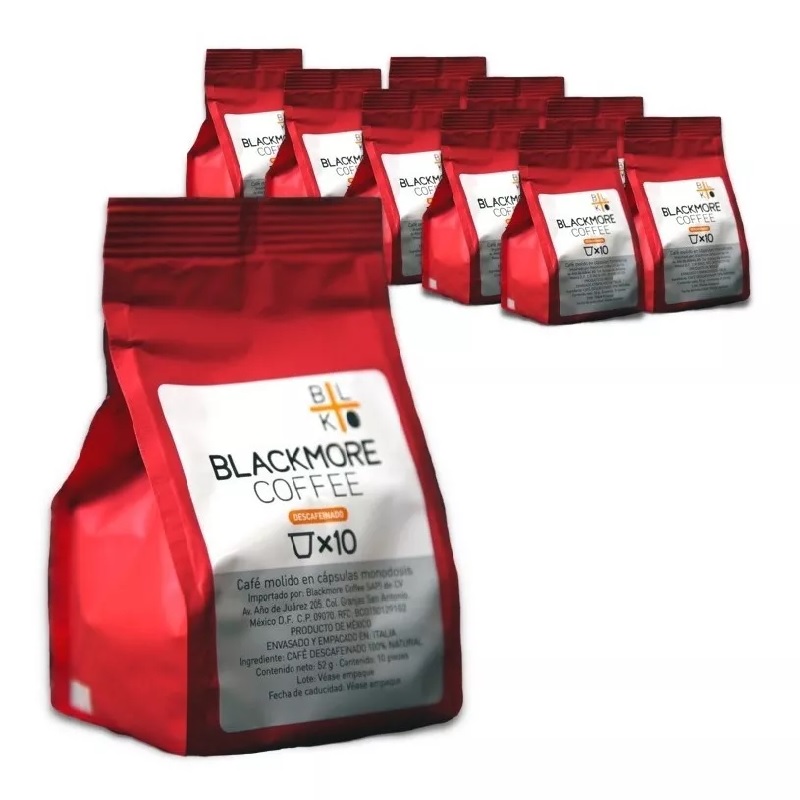 1000 Cápsulas Café Descafeinado Compatible Nespresso Blk-des
