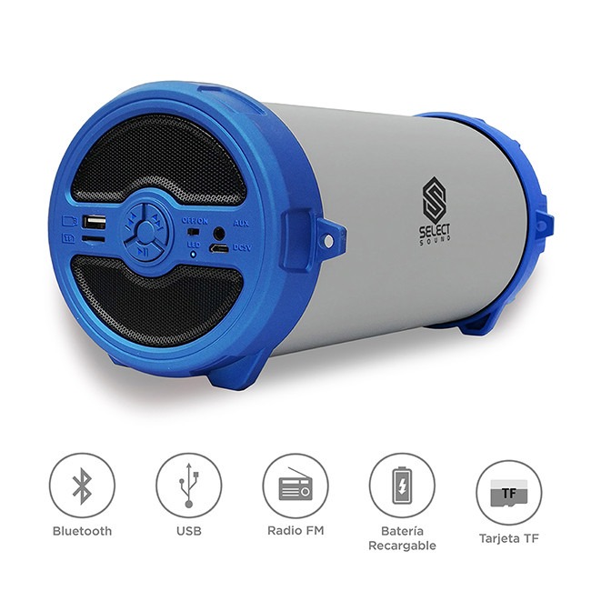 Bocina Bluetooth Bazooka Select Sound BT228 con Radio Fm