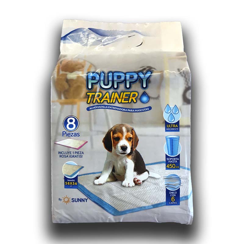 Tapetes Entrenadores Para Perros 8 Pzs Pañales De Piso Sunny Zapetas