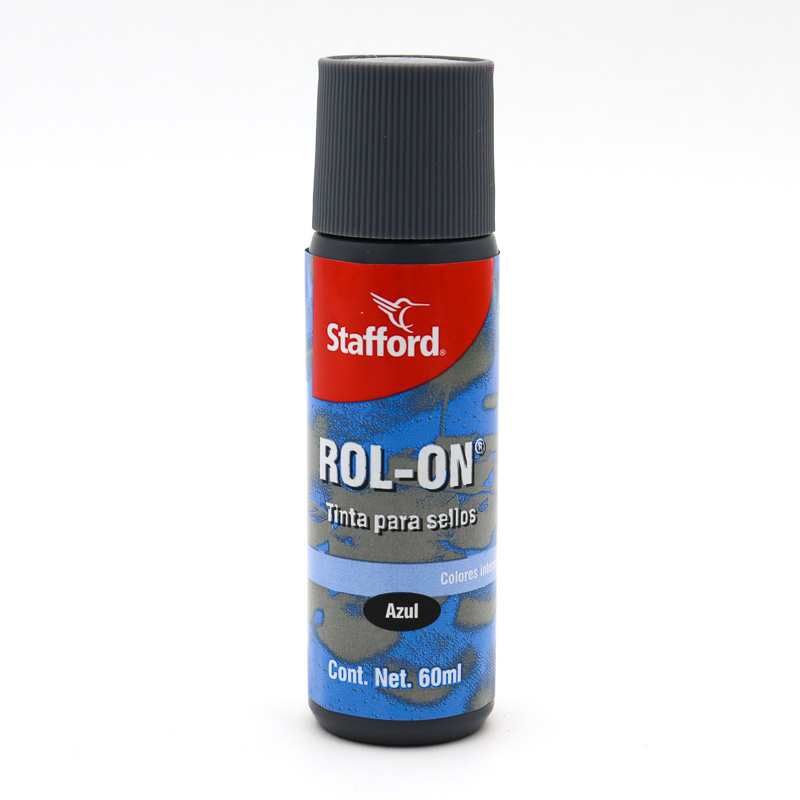 Tinta Para Sellos Stafford Rol-on 60ml Para Cojin Azor