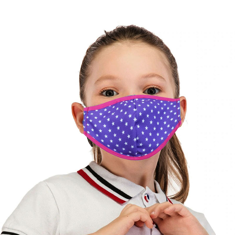 Cubreboca Mascarilla De Tela Doble Forro Corte Industrial para niño