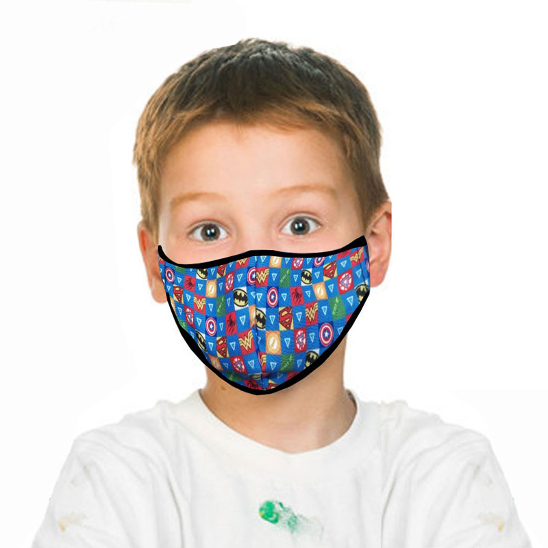 Cubreboca Mascarilla De Tela Doble Forro Corte Industrial para niño