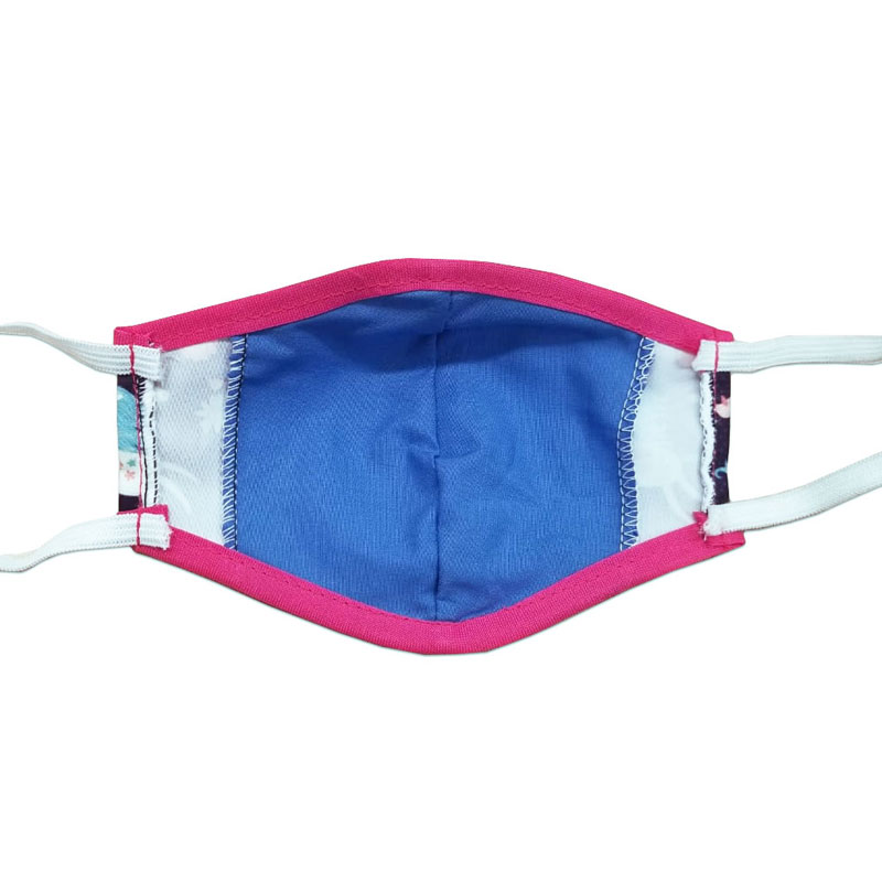 Cubreboca Mascarilla De Tela Doble Forro Corte Industrial para niño