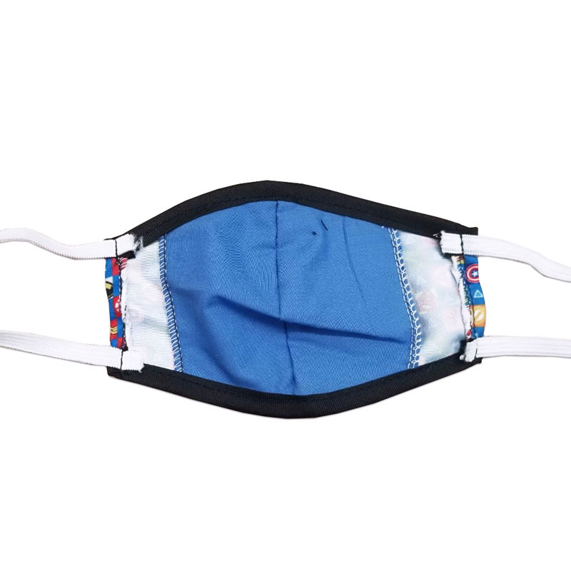 Cubreboca Mascarilla De Tela Doble Forro Corte Industrial para niño