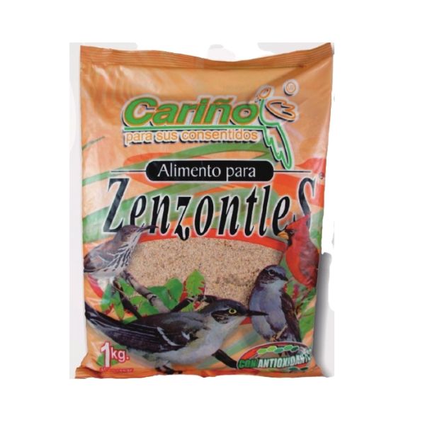 Alimento Zenzontles, Cardenales, Jilgueros, Calandrias, Aves 1Kg