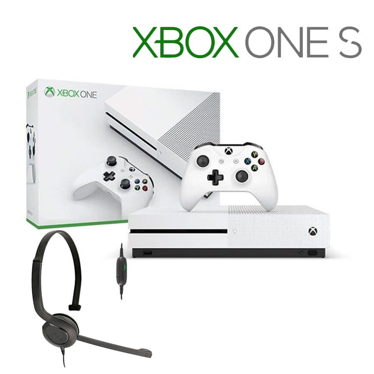 Consola Xbox One S 1Tb - Blanco + Audífonos