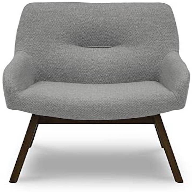 SILLON VEINTIOCHO TELA GRIS - EL BAZAR STORE SILLON OCASIONAL SALA SOFA MODERNO
