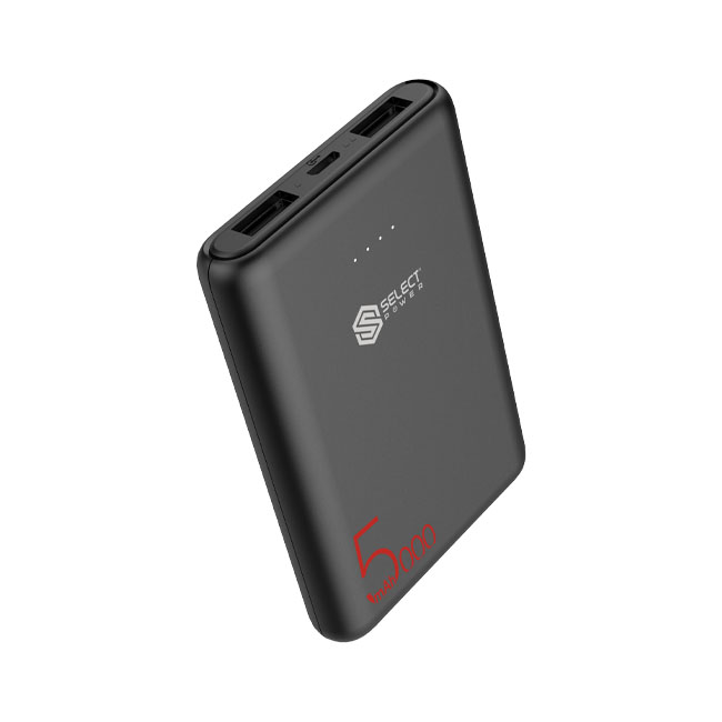 Power Bank Negra De 5,000 Mah Select Power PB5