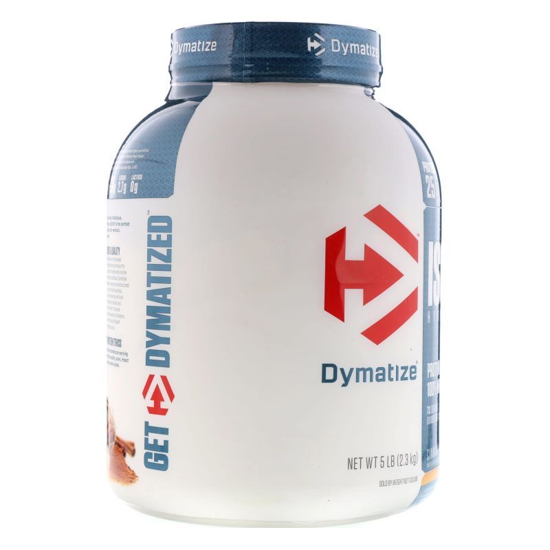 Proteína Iso 100, sabor a Rollo de Canela, 5 libras, Dymatize.