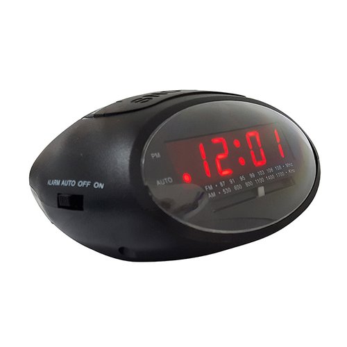 Radio Reloj Despertador Select Sound 4382 con Radio Am/Fm, Entrada Auxiliar