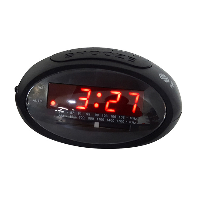 Radio Reloj Despertador Select Sound 4382 con Radio Am/Fm, Entrada Auxiliar