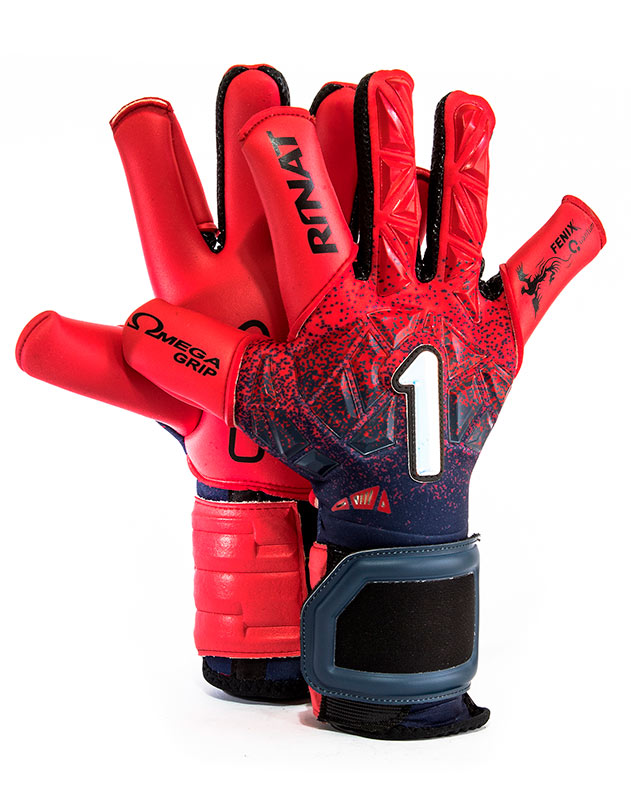 Guantes de Portero Rinat Fenix Superior Pro ROJO/AZUL MARINO - Golero Sport